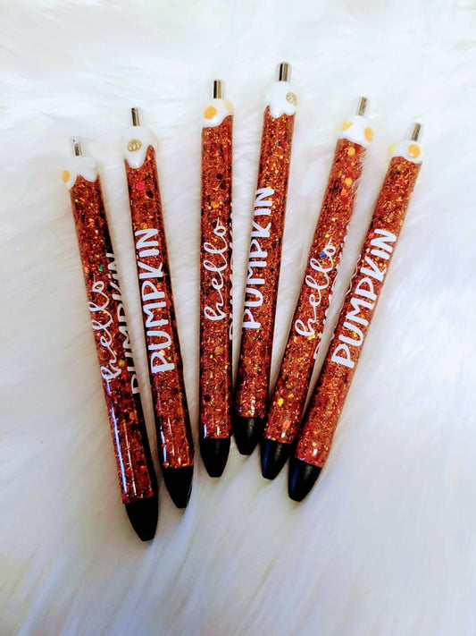 Hello Pumpkin Glitter Pen