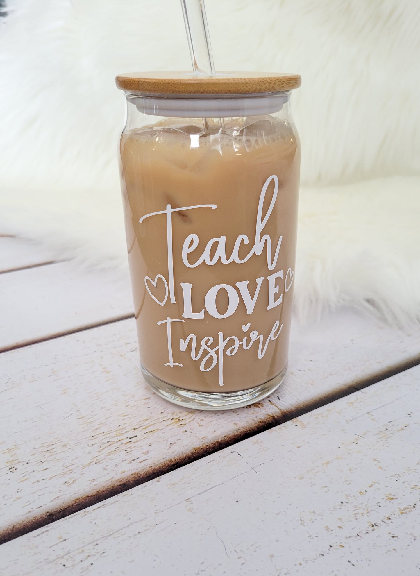 Teacher Glass Tumbler 16oz